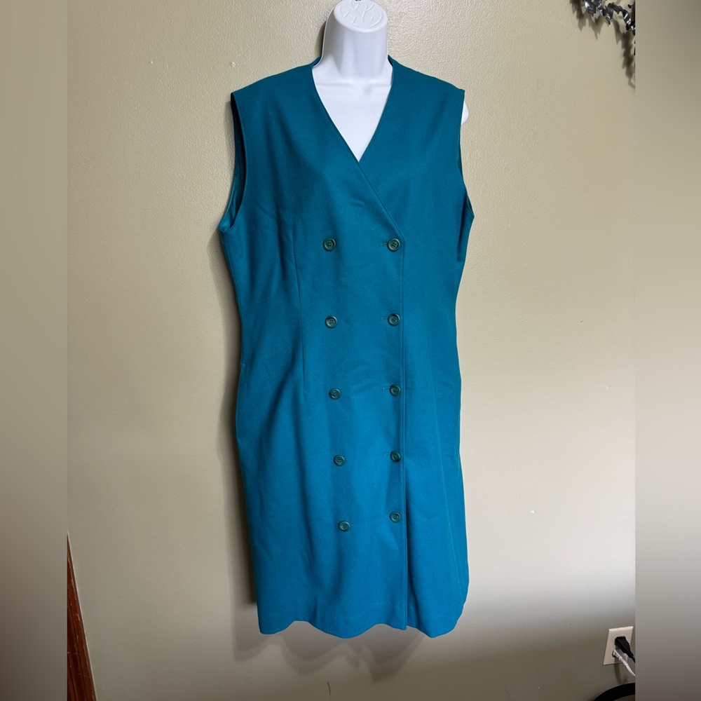 Pendleton Wool Sleeveless Dress,‎ Size 14